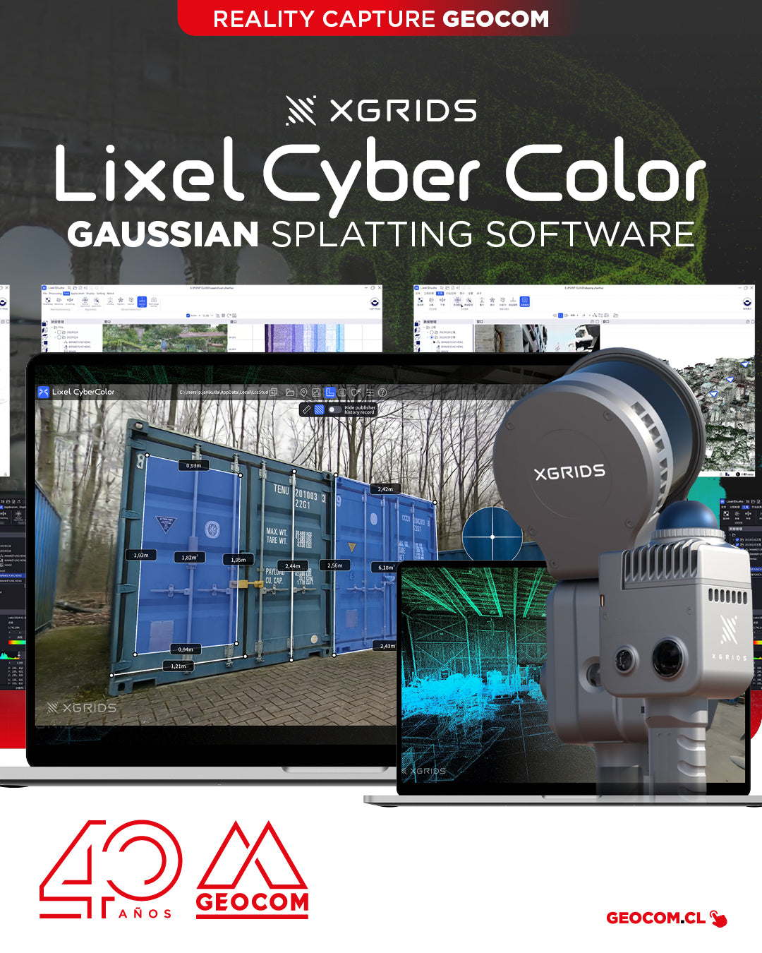 XGRIDS presenta LCC: Software pionero de Gaussian Splatting basado en Multi-SLAM para la creación rápida y fotorrealista de entornos 3D