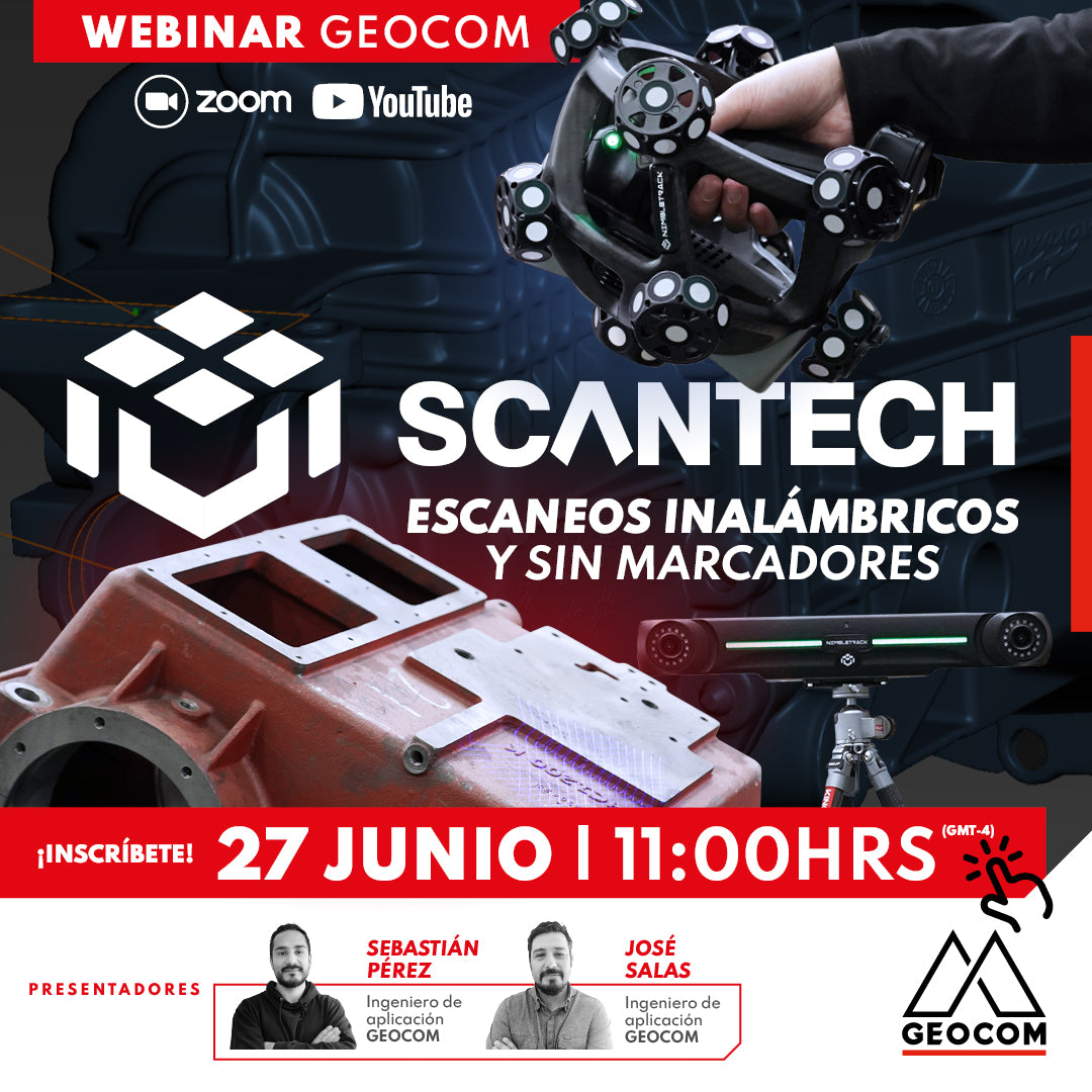 Webinar | Scantech: Escaneos inalámbricos y sin marcadores