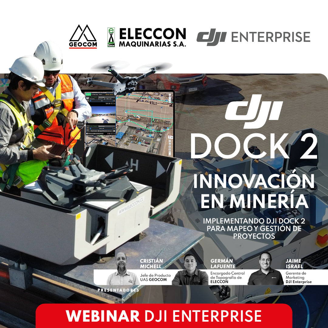 WEBINAR | Innovación en Minería Implementando DJI Dock 2 para mapeo y gestión de proyectos