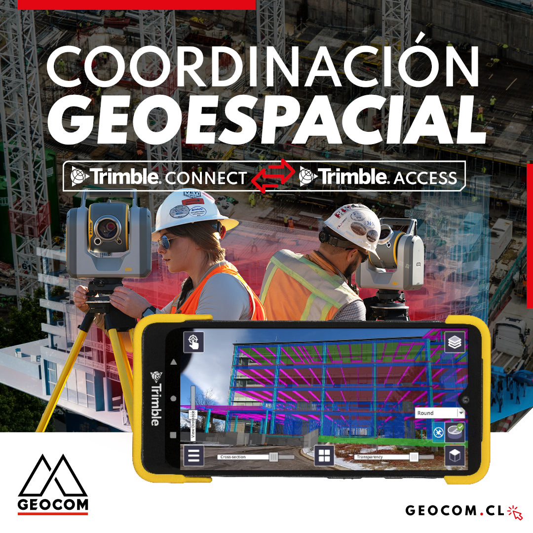 Coordinación Geoespacial | Flujo Trimble Connect con Trimble Access